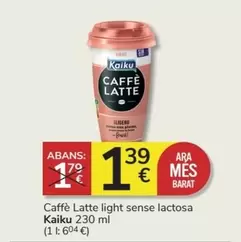 Oferta de Kaiku - Caffè Latte Light Sense Lactosa por 1,39€ en Consum