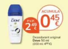 Oferta de Dove - Desodorant Original por 2,49€ en Consum