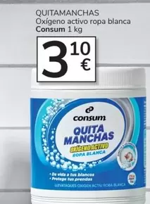 Oferta de Consum - Oxigeno Activo Ropa Blanca por 3,1€ en Consum