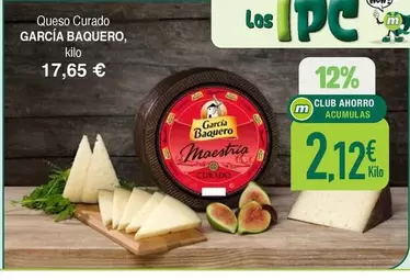 Oferta de García Baquero - Queso Curado por 17,65€ en Masymas