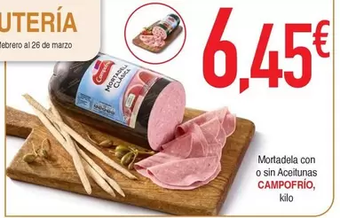 Oferta de Campofrío - Mortadela Con O Sin Aceitunas por 6,45€ en Masymas