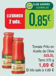 Oferta de Solís - Tomate Frito En Aceite De Oliva por 1,69€ en Masymas