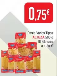 Oferta de Alteza - Pasta por 0,75€ en Masymas