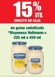 Oferta de Hellmann's - En Gama Señalizada/ Mayonesa en Masymas