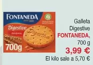 Oferta de Fontaneda - Galleta Digestive por 3,99€ en Masymas