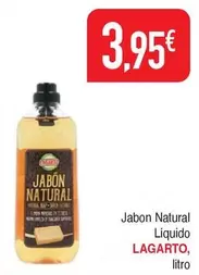 Oferta de Lagarto - Jabon Natural Liquido por 3,95€ en Masymas