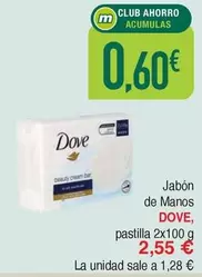 Oferta de Dove - Jabon De Manos Pastilla por 2,55€ en Masymas