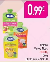 Oferta de Hero - Bolsita Varios Tipos por 0,99€ en Masymas