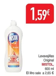 Oferta de Mistol - Lavavajillas Original por 1,59€ en Masymas