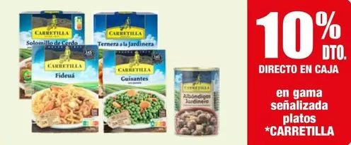 Oferta de Carretilla - En Gama Senalizada Platos en Masymas