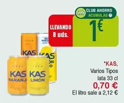 Oferta de Kas - Varios Tipos por 0,7€ en Masymas