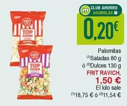 Oferta de Frit Ravich - Palomitas por 1,5€ en Masymas