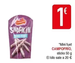 Oferta de Campofrío - Mini Fuet por 1€ en Masymas