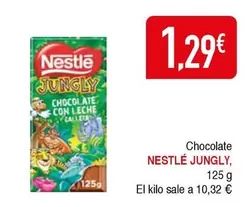 Oferta de Nestlé - Chocolate Jungly por 1,29€ en Masymas