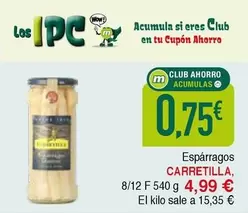 Oferta de Carretilla - Esparragos por 4,99€ en Masymas