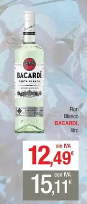 Oferta de Bacardi - Ron por 12,49€ en Masymas