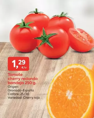 Oferta de Redondo - Tomate Cherry  Bandeja por 1,29€ en Suma Supermercados