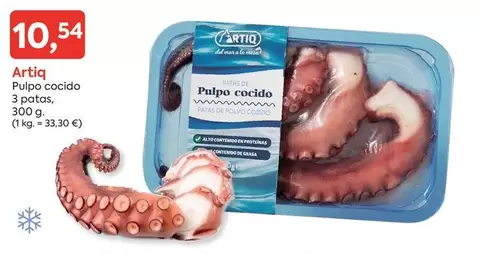 Oferta de Artiq - Pulpo Cocido 3 Patas por 10,54€ en Suma Supermercados