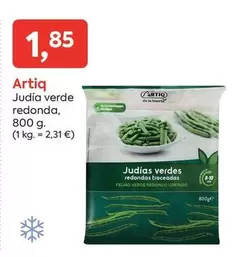 Oferta de Artiq - Judia Verde Redonda por 1,85€ en Suma Supermercados