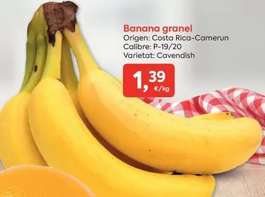 Oferta de Origen - Banana Granel por 1,39€ en Suma Supermercados