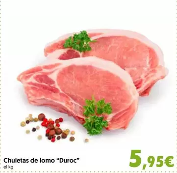 Oferta de Duroc - Chuletas De Lomo "" por 5,95€ en Hiper Usera