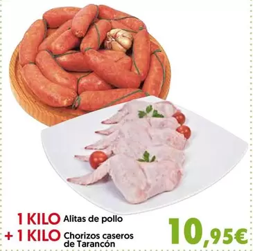 Oferta de Chorizos Caseros De Tarancon por 10,95€ en Hiper Usera