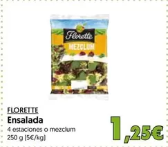 Oferta de Florette - Ensalada por 1,25€ en Hiper Usera