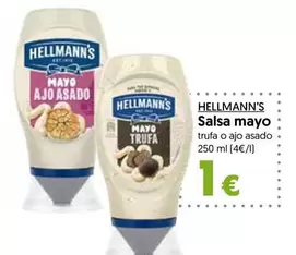 Oferta de Hellmann's - Salsa Mayo por 1€ en Hiper Usera