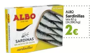 Oferta de Albo - Sardinillas por 2€ en Hiper Usera