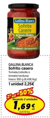 Oferta de Gallina Blanca - Sofrito Casero por 2,25€ en Hiper Usera