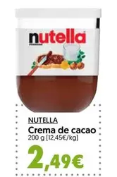 Oferta de Nutella - Crema De Cacao por 2,49€ en Hiper Usera