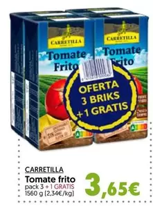 Oferta de Carretilla - Tomate Frito por 3,65€ en Hiper Usera