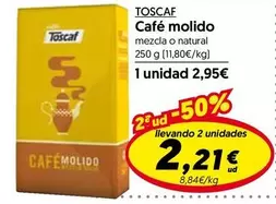 Oferta de Toscaf - Café Molido por 2,95€ en Hiper Usera