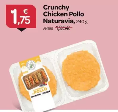 Oferta de Naturavia - Crunchy Chicken Pollo por 1,75€ en Supermercados El Jamón