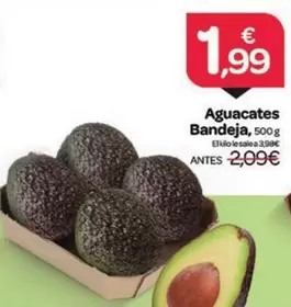 Oferta de Aguacates Bandeja por 1,99€ en Supermercados El Jamón