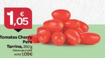 Oferta de Tomates Cherry Pera Tarrina por 1,05€ en Supermercados El Jamón