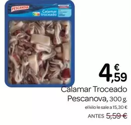 Oferta de Pescanova - Calamar Troceado por 4,59€ en Supermercados El Jamón