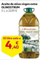 Oferta de Olinostrum - Aceite De Oliva Virgen Extra por 4,4€ en Alcampo