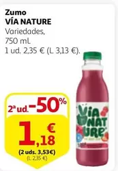 Oferta de Via Nature - Zumo por 2,35€ en Alcampo