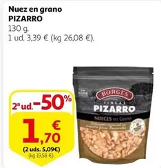 Oferta de Pizarro - Nuez En Grano por 3,39€ en Alcampo