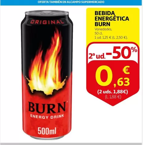 Oferta de Alcampo - Bebida Energética por 1,25€ en Alcampo