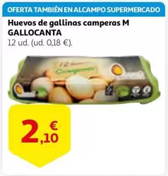 Oferta de Alcampo - Huevos De Gallinas Camperas M por 2,1€ en Alcampo