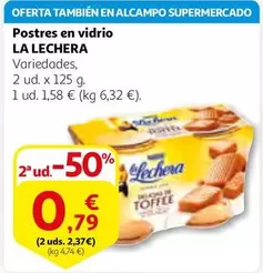 Oferta de La Lechera - Postres En Vidrio por 1,58€ en Alcampo