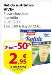 Oferta de Vive - Batido Sustitutivo por 2,95€ en Alcampo