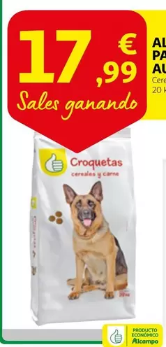 Oferta de Alcampo - Croquetas y Garrafa por 17,99€ en Alcampo