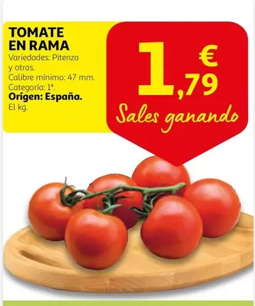 Oferta de Rama - Tomate En por 1,79€ en Alcampo