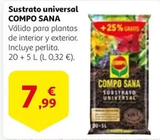 Oferta de Compo Sana - Sustrato Universal por 7,99€ en Alcampo