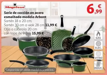 Oferta de Magefesa - Serie De Cocción En Acero Esmaltado Modelo Arbore por 6,99€ en Alcampo