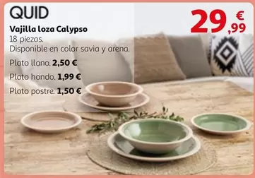 Oferta de Quid - Vajilla Loza Calypso por 29,99€ en Alcampo