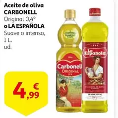 Oferta de Carbonell/La Española - Aceite De Oliva por 4,99€ en Alcampo